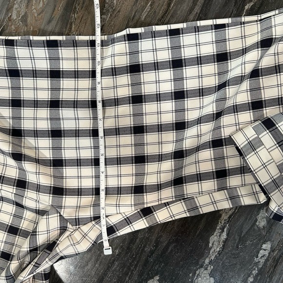 Princess Polly Womens Pants Size 6 Checkered Wide Leg High Rise - Picture 9 of 12